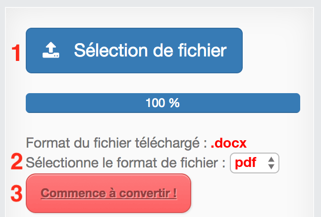 Comment convertir DOCX en PDF en ligne